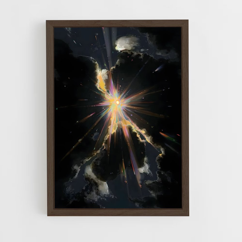 Poster Éclat Stellaire – affiche Art spatial (vue 5)
